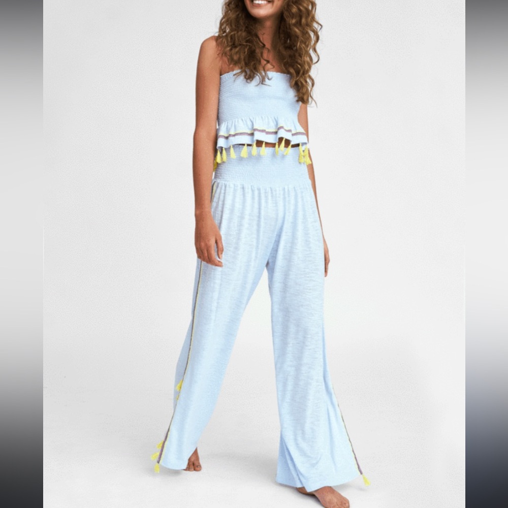 Pitusa Jasmine Crop Top and Pants Set - Standard